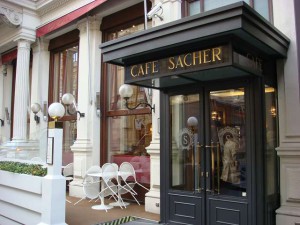 Cafe-Sacher Ingång